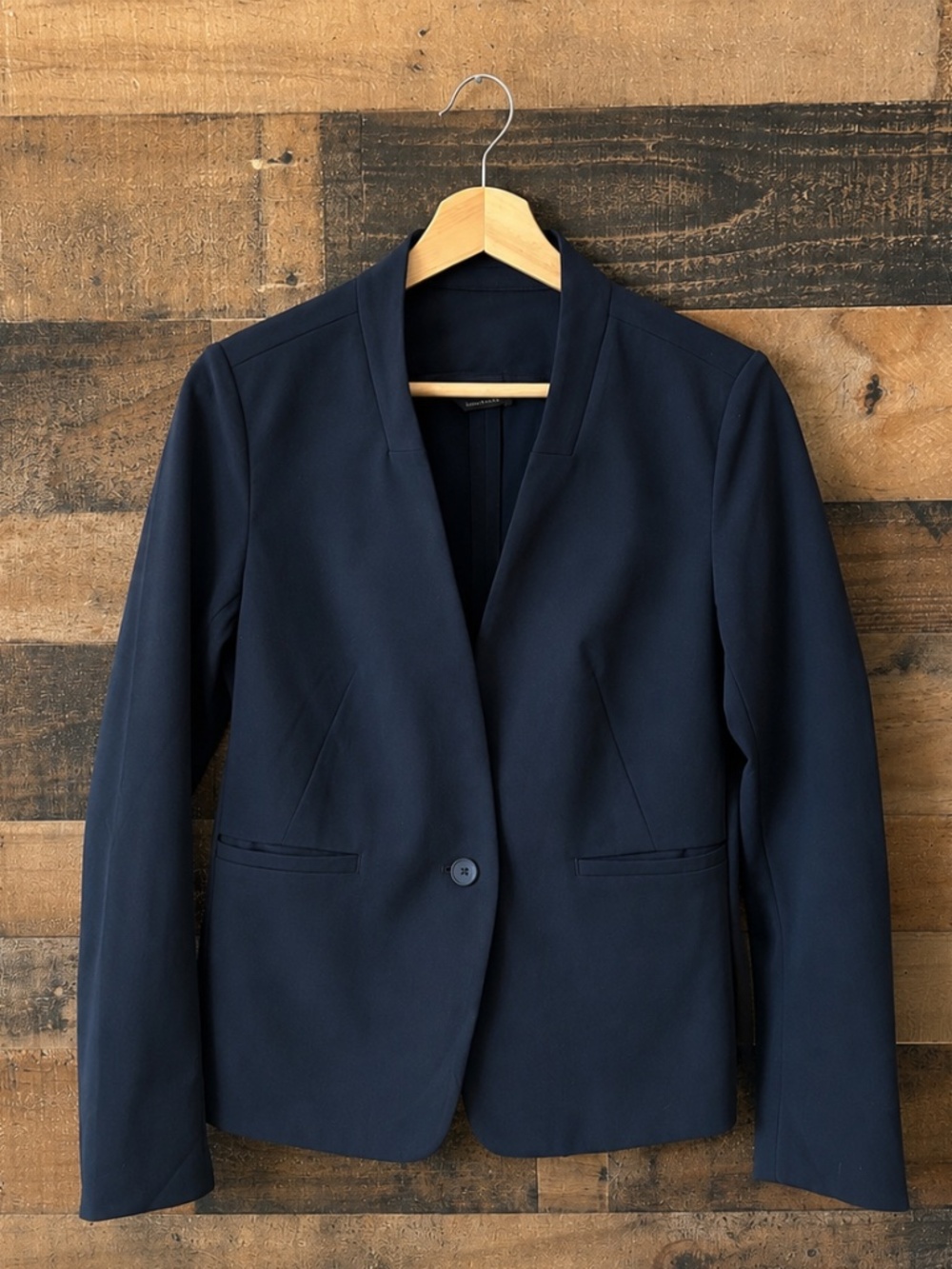 Ministry of Supply Velocity Blazer Size 4 Navy Blue Performance Office NWOT